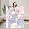Покрывало-одеяло Огури Кап Uma Musume Umamusume Фланелевые пледы Летнее украшение для кондиционера Мягкие теплые покрывала