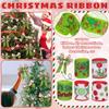 Ribbon Christmas Ribbon Green Furry Christmas  Ribbon Holiday Decoration Random