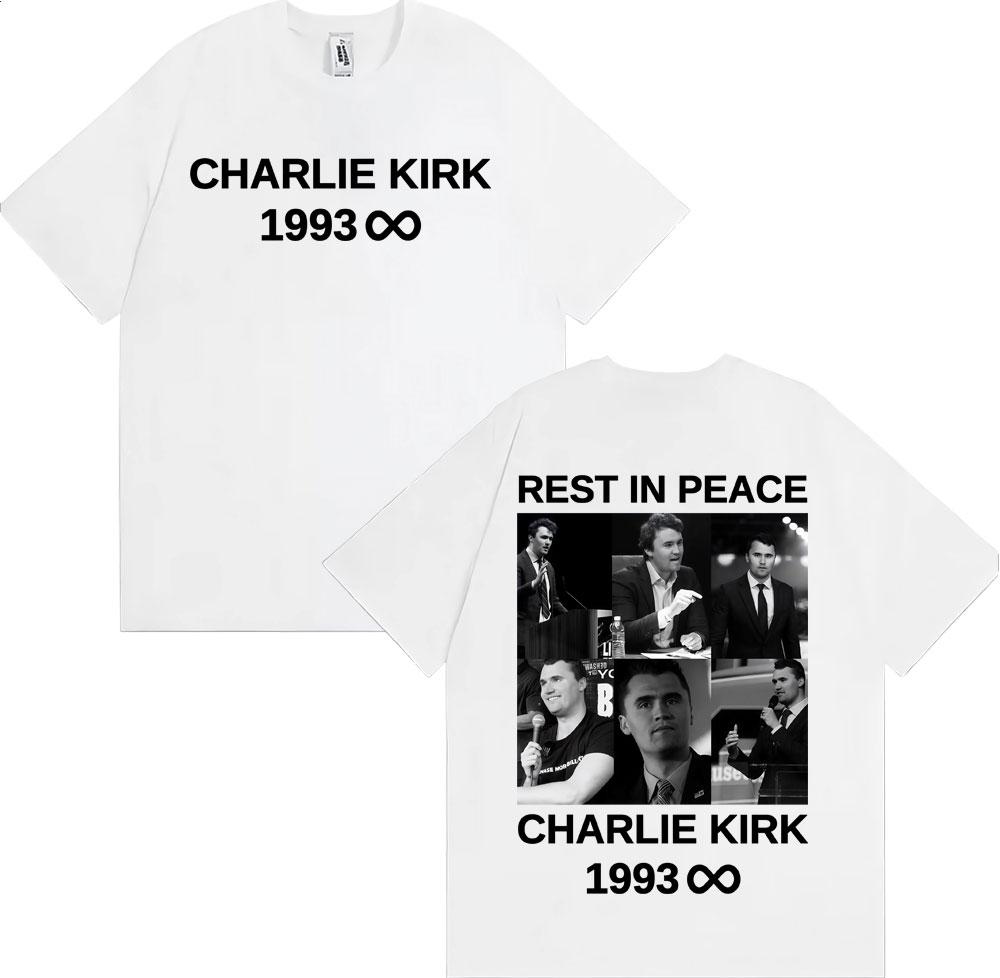 Rest in Peace Charlie Kirk Graphic Tshirts Men Women Fashion Casual 100 Cotton Tee Shirt Harajuku Classic Short Sleeve T Shirt