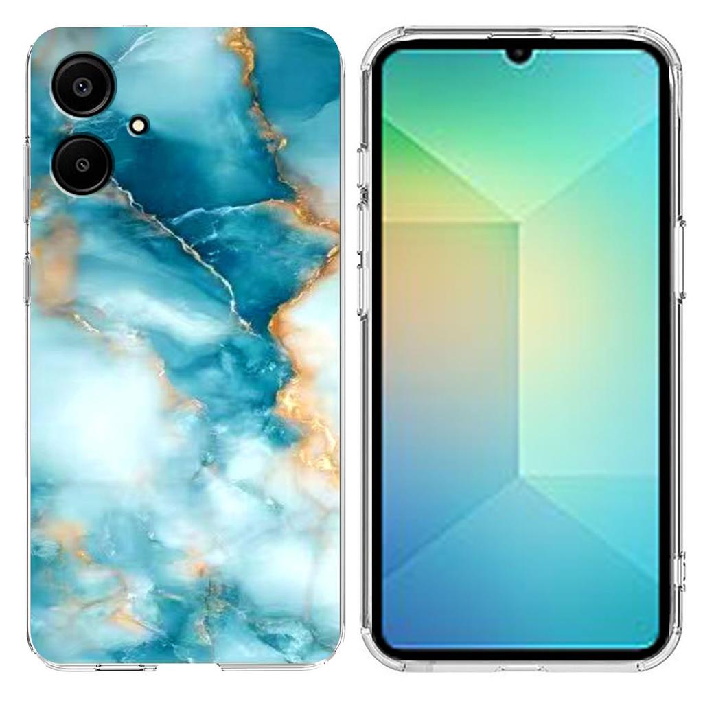 For Samsung Galaxy A06 4G/A06 5G Case Marble Pattern Printing Soft TPU Phone Cover