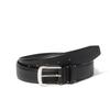 Мужской ремень-пинка Mila Schon из тисненой кожи, 35 мм (Длинный размер) MSMB461L Черный Свободный размер