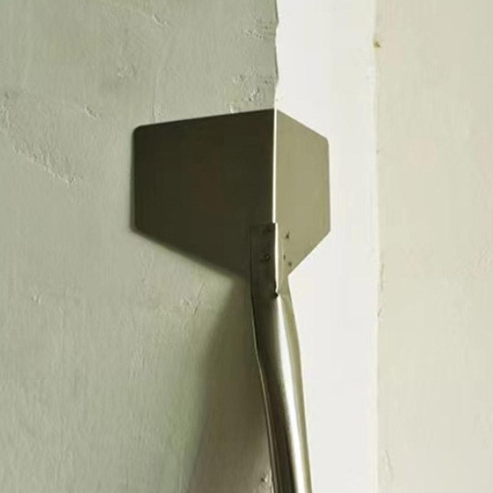 Outdoor Corner Trowel Stainless Steel Garden Metal Handle 90 Degree Drywall Outdoor Corner Trowel Small Rounded Cutting Tools