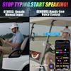 LED Matrix Panel with AI Voice Control, App Programmable Pixel Sign for Car with Flexible Scrolling Text & Animation Display