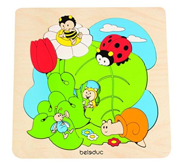 Beleduc 9-Piece Hide-and-Seek Puzzle (Grass Tochi) B17520