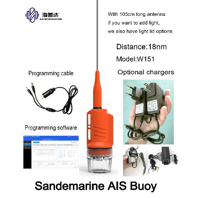 Sandemarine Морской Плавучий Буй Ais с Устройством GPS-слежения W151