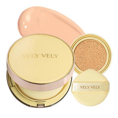 Тональный крем-кушон Velybly Aura Honey Glow 15 г + сменный блок 15 г, нет. 23 Натуральный, 30г, 1 штука