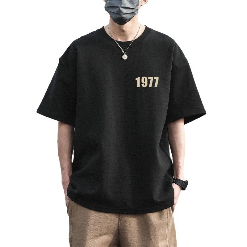 Premium Quality Unisex 100% Pure Cotton Short-Sleeved T-shirt, 240g Combed Cotton, Loose Fit