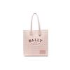 Bally Классический узор с логотипом Нагрудная нашивка с логотипом Магнитная застежка Сумка-тоут Женские сумки Розовый 6300122