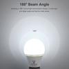 E27 Led Light Bulb 220V 12W Radar Motion Induction Lamp Built-In Radar/Light Sensors For Home Stairs Pathway Garage Lighting