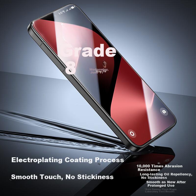 Dust-Free Instant Application Tempered Glass Screen Protector for Huawei Pura80/90 Pro, Huawei P80, HD Anti-Explosion and Protective Film 2-Pack