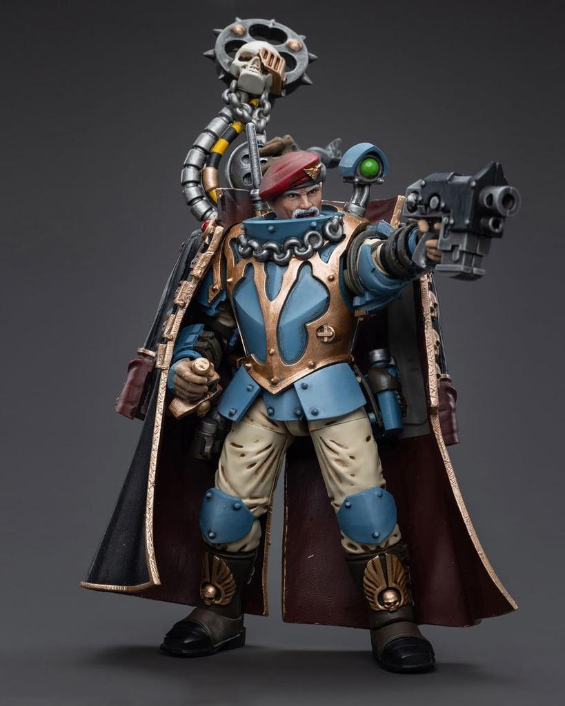 Pipigirl JoyToy 40K Authentic Licensed Movable Astra Militarum Tempestus Scions Command Squad 55th Kappic Eagles Tempestor 4 Inch Action Figure Anime