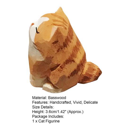 Шикарная коллекционная статуя кота тонкой работы, резьба по дереву