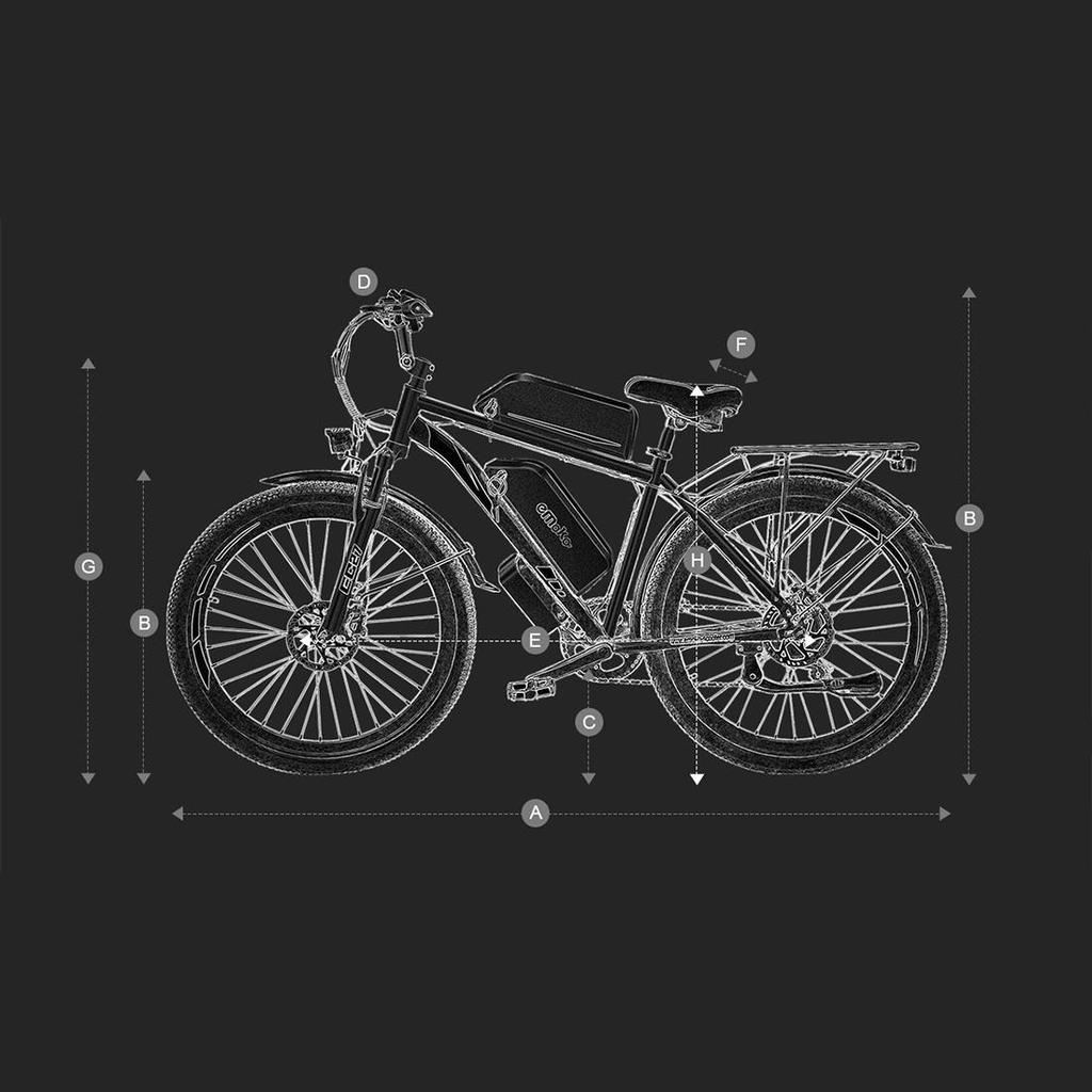 EMOKO EC27 20*25ah dual-battery electric bicycle for city delivery and freight,27.5",500W,front and rear hydraulic brakes,maximum range of 150-180km.