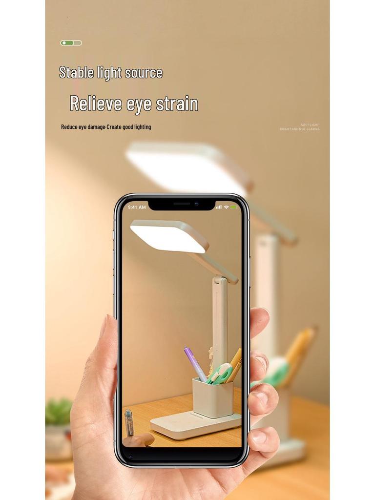 Dual-Use Eye Protection Desk Lamp for Study & Bedroom