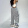 Casual Gray Sweatpants Women Wide Leg Black Joggers Classic Baggy Streetwear Oversized Sports Female Trousers All Match