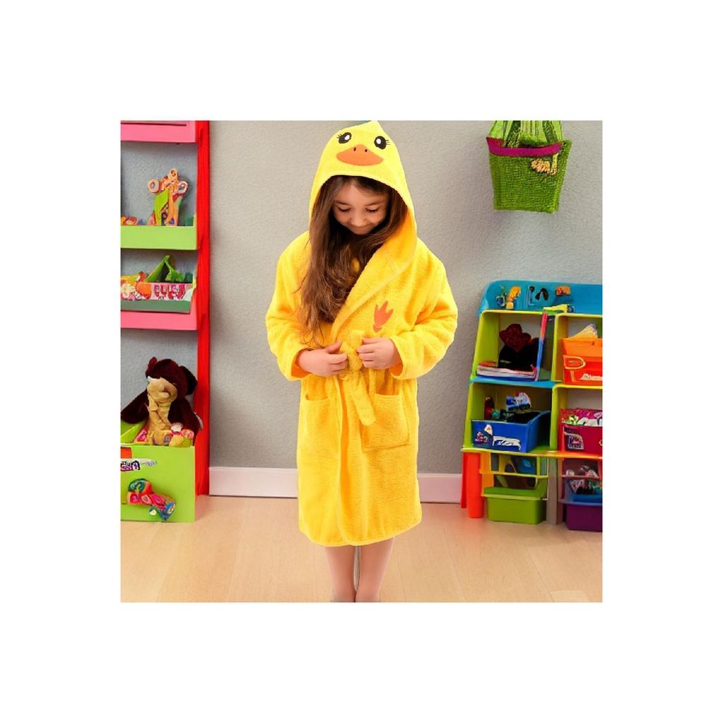 Girl's Boy's Bathrobe With Rabbit Ears