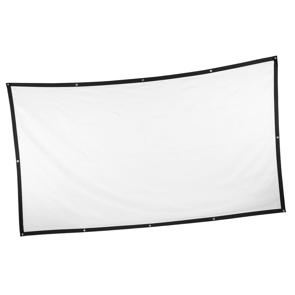 Outdoor Movie Screen 120 In Foldable Anti‑Crease 16:9 HD Portable Curtain for Home Theater