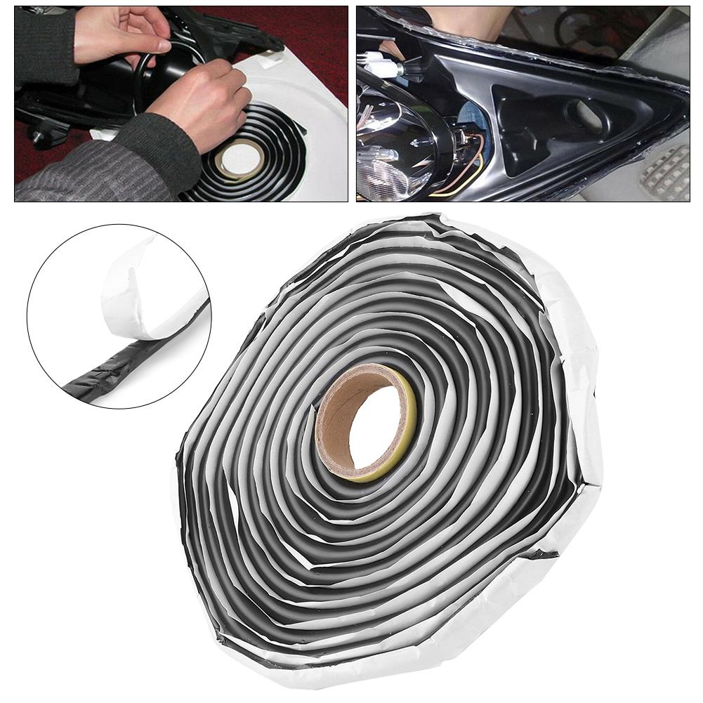 Уплотнитель для лобового стекла Резиновый клей Бутиловая уплотнительная лента Лента-герметик для фар Автомобильный клей