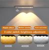LED Kitchen Under Cabinet Light 20/30/40/50cm Rechargeable PIR Motion Sensor Closet Wardrobe Lamp Aluminum Night Light