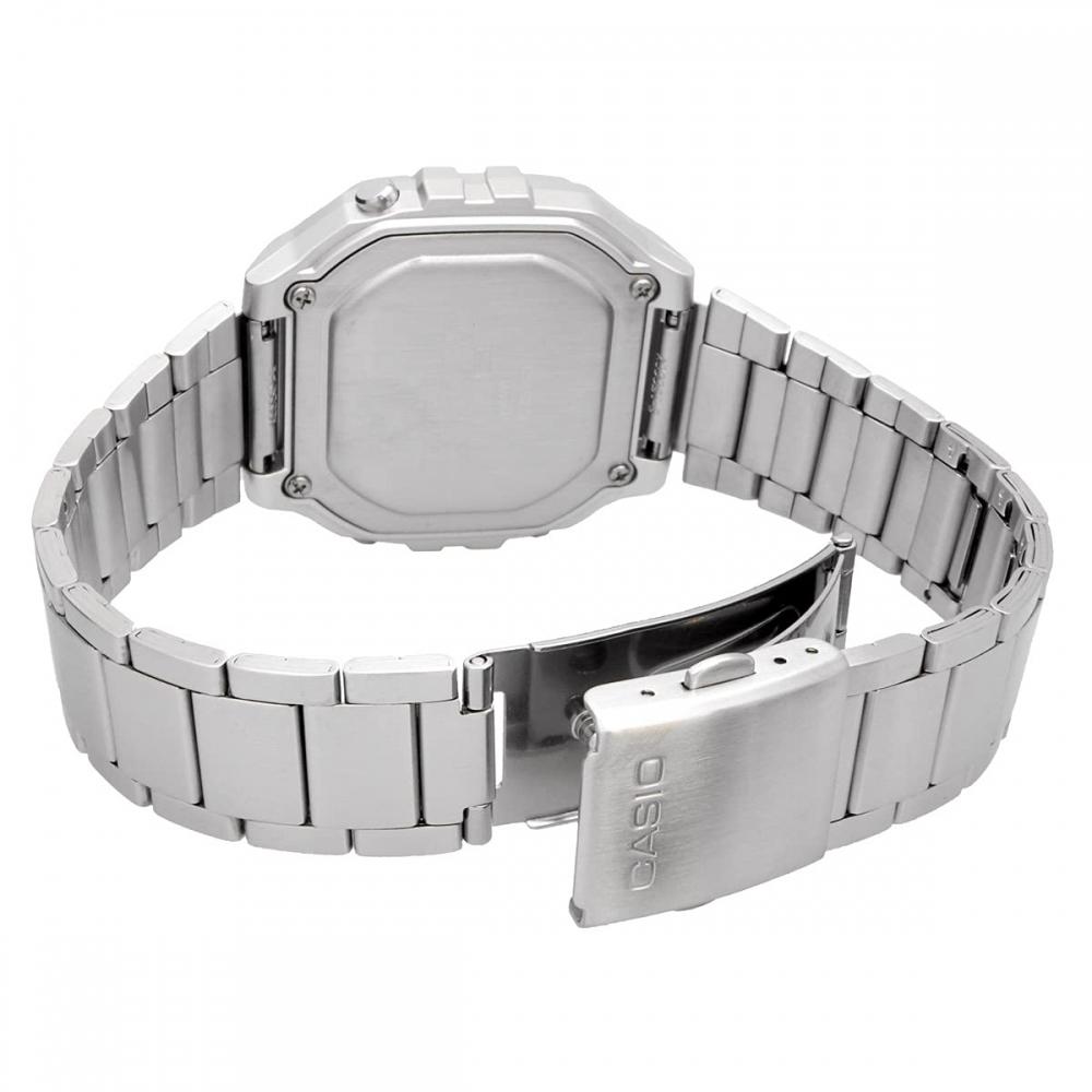 Casio CASIO Стандартные цифровые часы W-218HD-1AV Мужские дешевые Casio Chipkashi Metal Band Silver