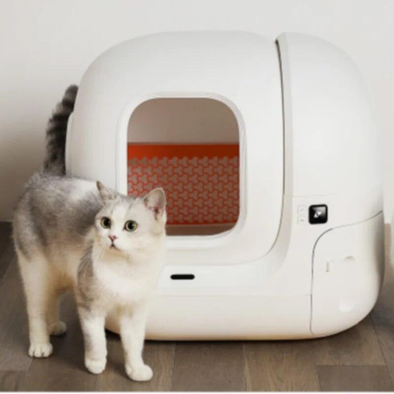 Petkit не приложение самоочищающийся туалетный лоток с защитой от песка закрытый лоток для кошек умный туалетный дезодорант для кошек большой талисман песочница