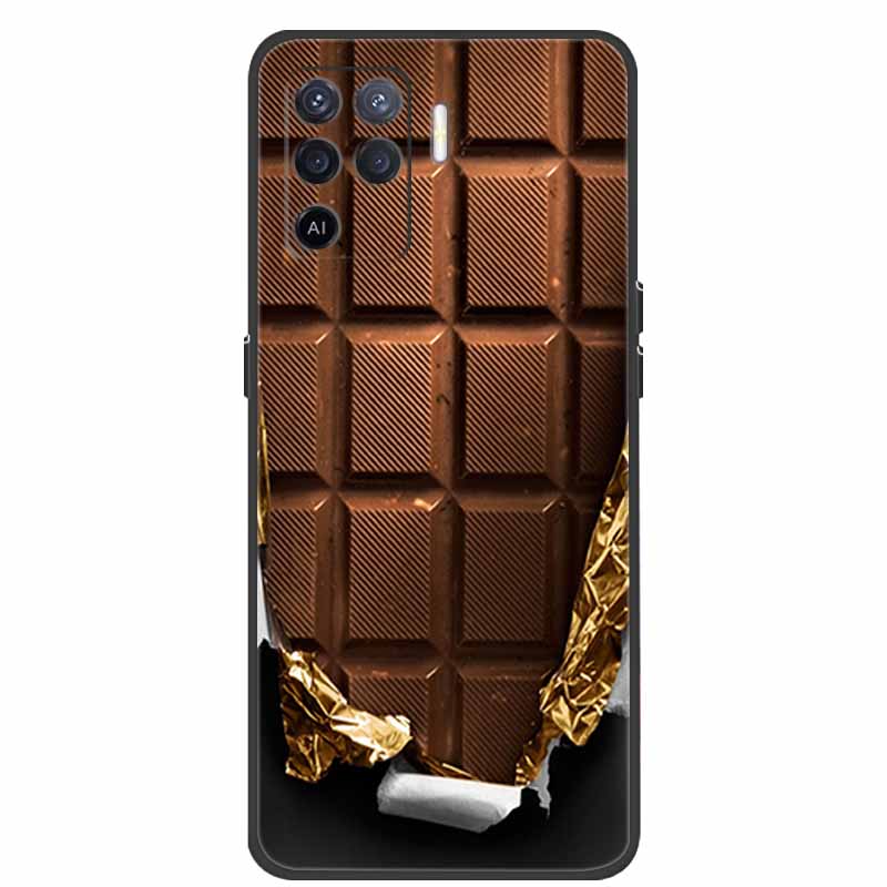 Для чехла OPPO Reno5 Lite Чехол Ударопрочный Мягкий силикон ТПУ Задняя крышка Для телефона Oppo Reno 5Z 5 Lite Чехол 5Lite CPH2205 Fundas