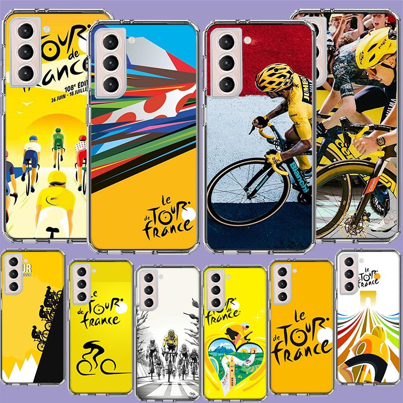 Чехол для телефона T-Tour De France на велосипед для Samsung A16 A26 A36 A56 A17 A15 A25 A35 A55 A14 A24 A34 A54 A04S A05S Galaxy Note 20 10