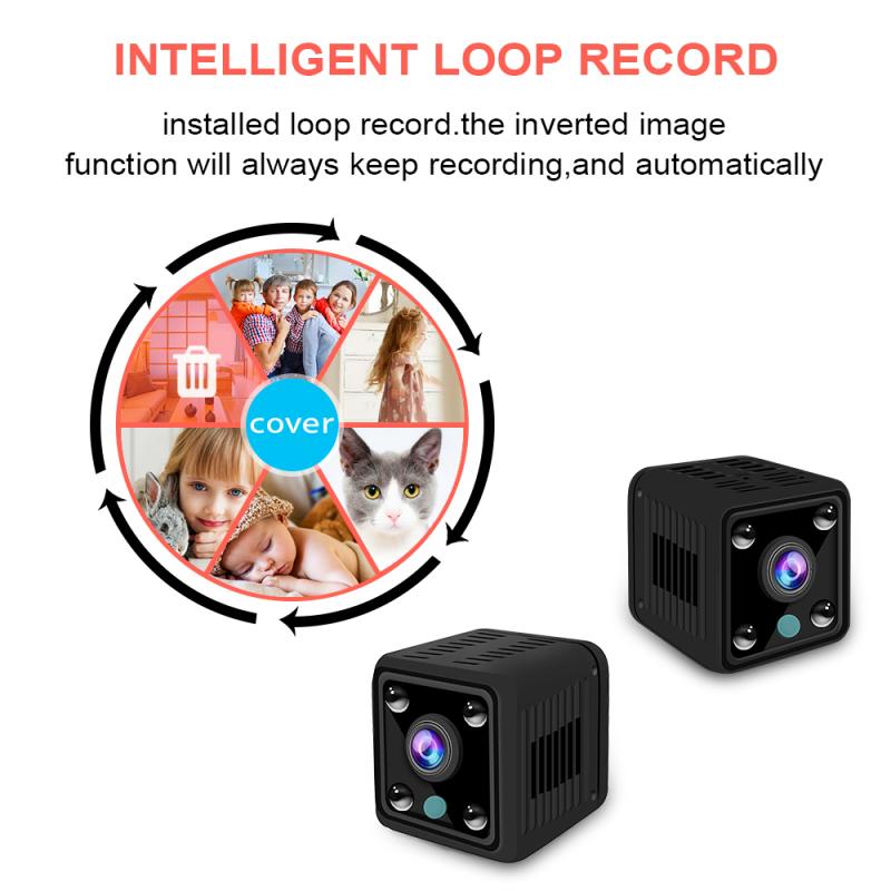 Мини-камера HD-видеокамеры 1080P Датчик ночного видения WIFI Камера Пульт дистанционного управления Беспроводное наблюдение