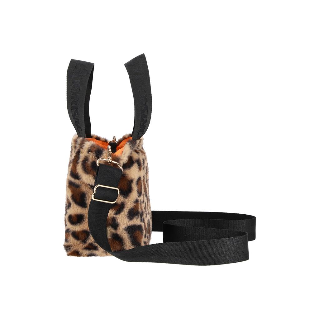 Сумка-тоут Lesportsac Леопардовая Пушистая Меховая E/W [3029.Ld21]
