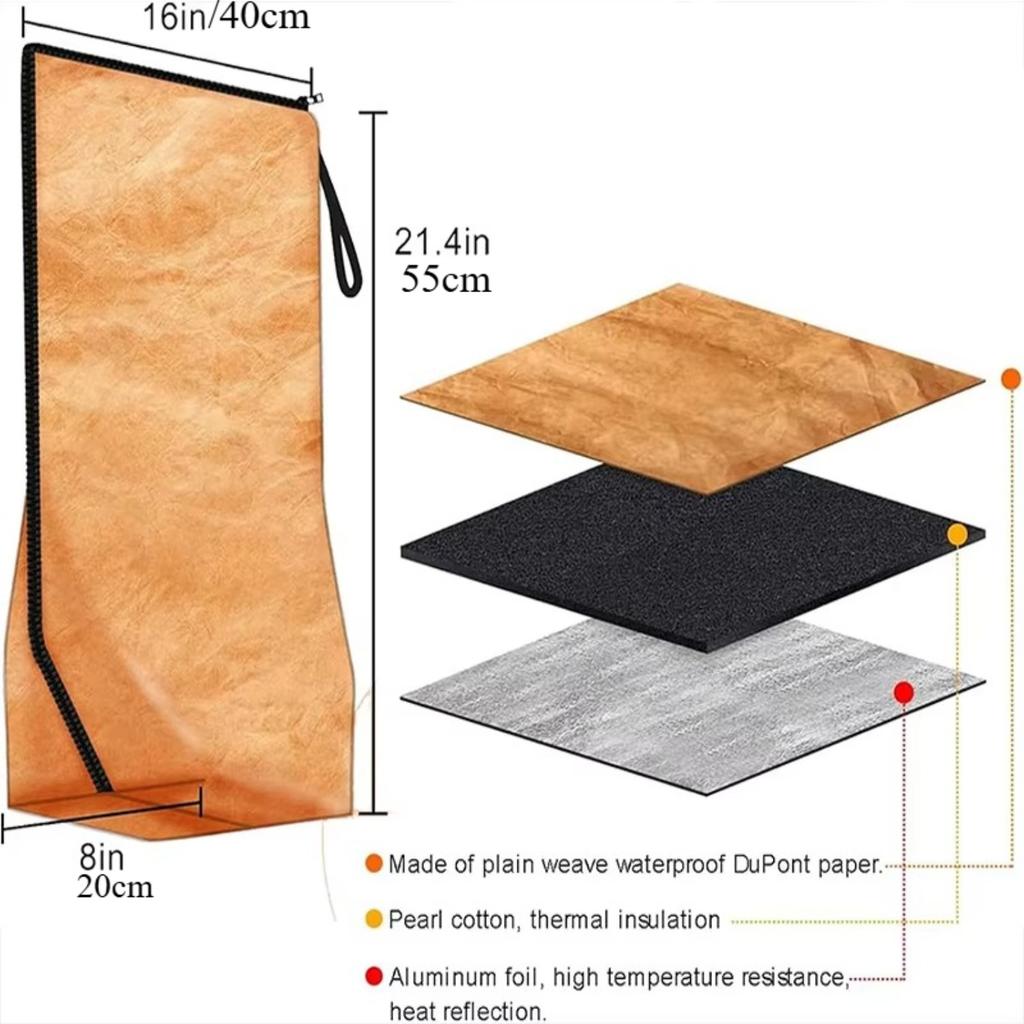 Сумки-изотермы для барбекю, многоразовые сумки-изотермы для мяса, сумки для теплоизоляции и сохранения тепла для барбекю