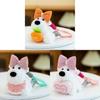West White Highland Terrier Keychain Toy Cartoon Keyring Gift Animal Decoration