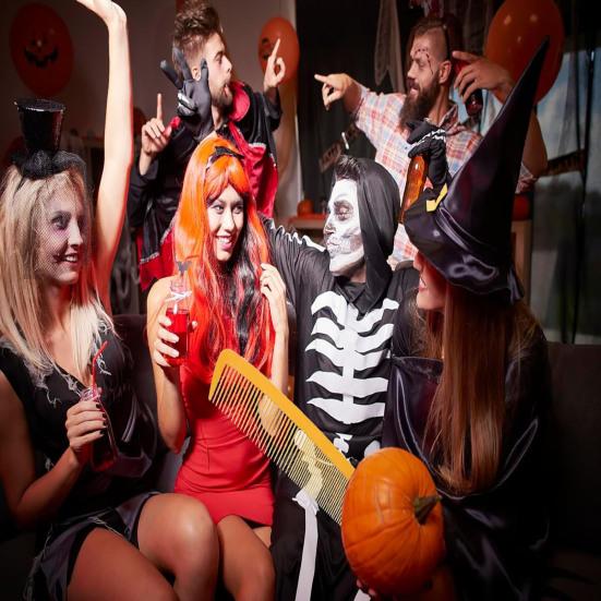 2Pcs Giant Comb Big Comb Prop Funny Huge Comb Jumbo Comb Prank Costume for Women And Men Halloween Party Favors