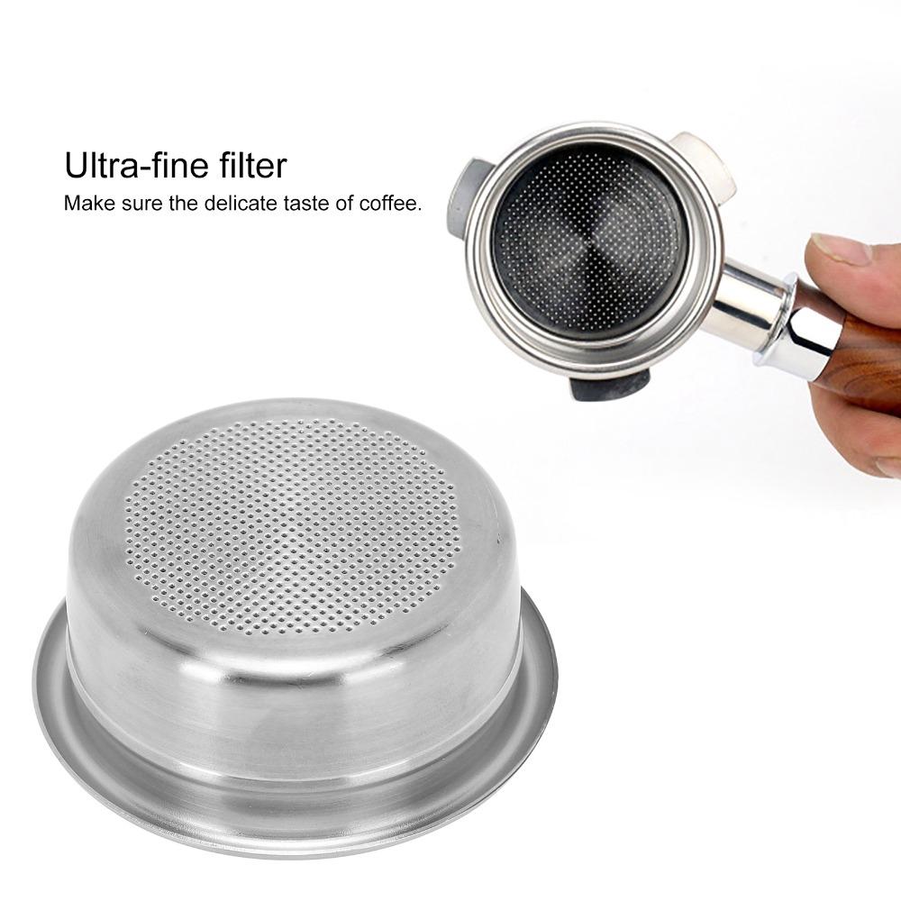 Double Cup Non-Pressurized Filter Basket 58mm Diameter Porous Filter Screen For Espresso Machine