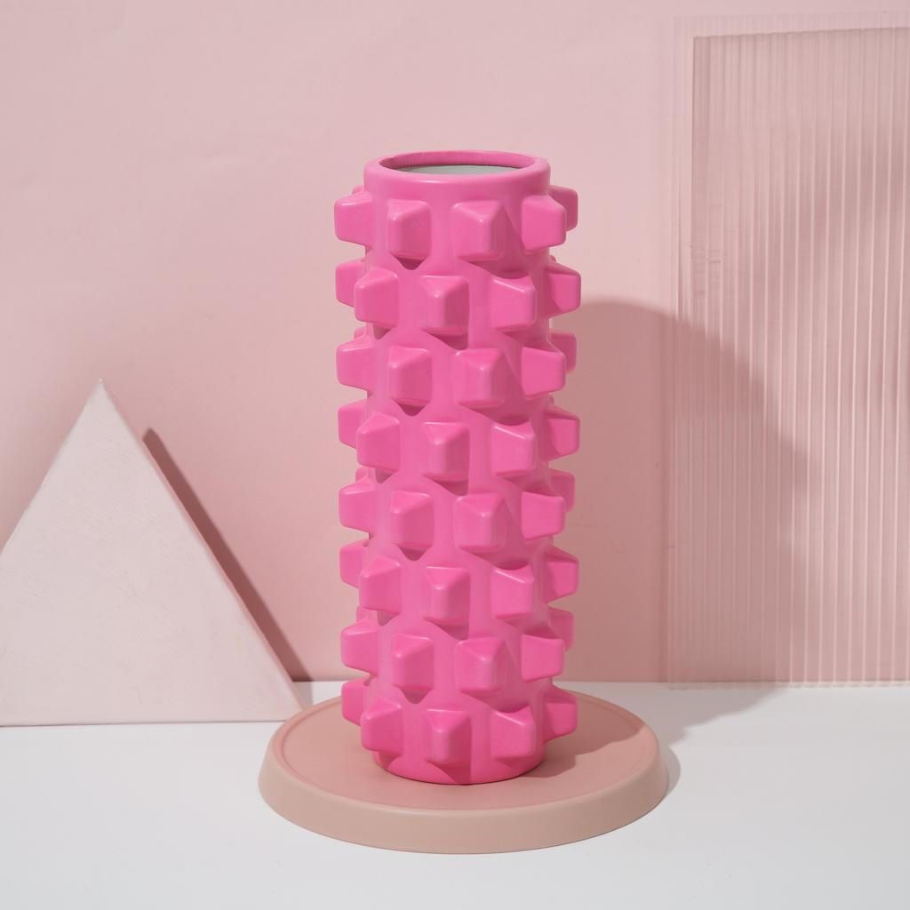 Connors Solid Foam Shaft Muscle Relaxation Skinny Leg Roller Massage Yoga Column Auxiliary Tools Supplies Equipment.