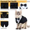Cat Tuxedo, Costume & Bow Tie Halloween Wedding Birthday Onesie