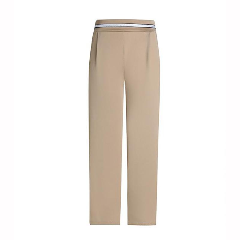 Женские брюки летние брюки семь четвертей брюки для мамы прямые брюки тонкие с высокой посадкой свободные повседневные брюки