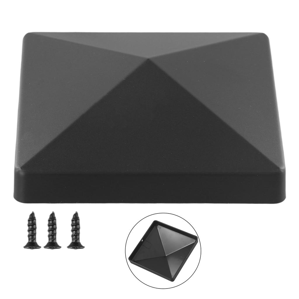 1/4 шт 4 дюйма жесткий пластиковый колпачок для столба забора для наружного деревянного забора садовые принадлежности для защиты столбов забора защитный колпачок