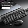 2.4GHz Wireless Keyboard Mouse Set Mobile Phone Tablet Computer Bluetooth Keyboard Mouse Set Mute 104 Keycaps Keyboard Plug and Play