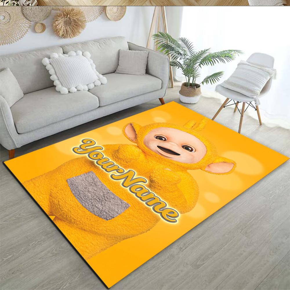 Teletubbies Customize Text Area Rug Suitable for Dormitory Foyer Kitchen Balcony Antislip Carpet Office home decor Perfect Gift for Women/Men