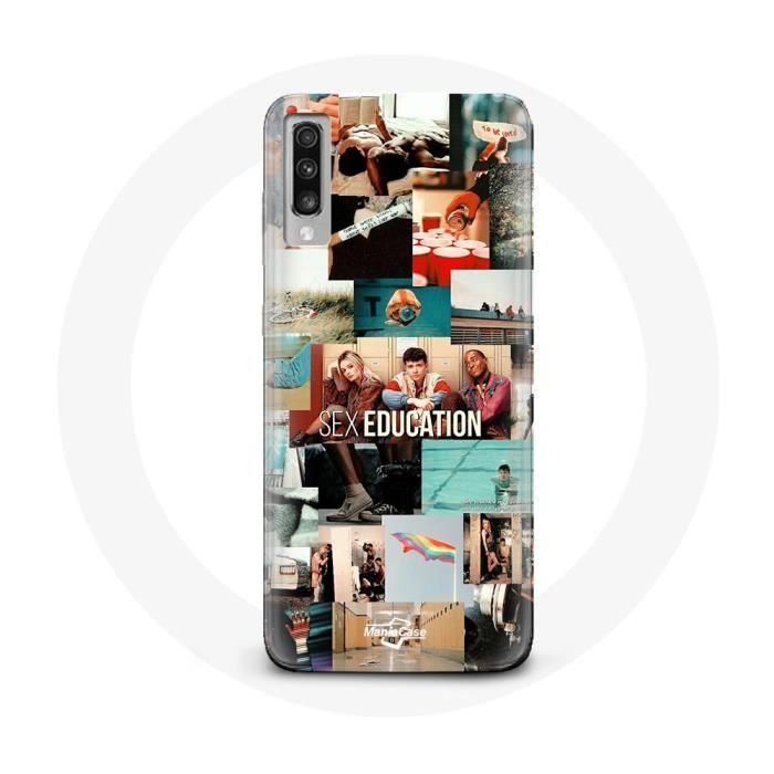 Coque - Samsung - Galaxy A70 - Souple - Blanc - Sex Education