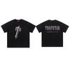 Cross-border new graffiti letter printing European and American street trendy brands loose and versatile casual men's and women's short-sleeved round