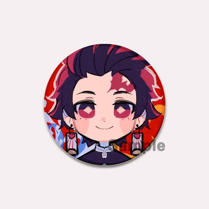 32/44/58 мм мультяшные броши ручной работы «Убийца демонов» Камадо Тандзиро/Хашибира Иносукэ, булавка Кочоу Синобу/Камадо Незуко Цуюри Канао, значок