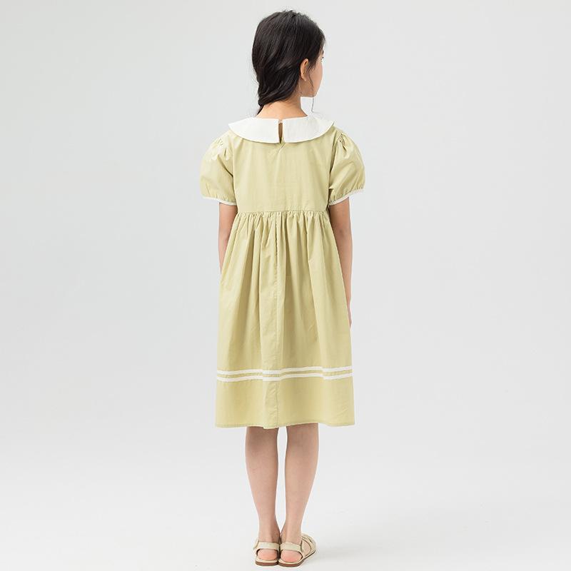 Girls' Fashionable Cotton Dress for Summer, Children's Sweet Princess-style Dress