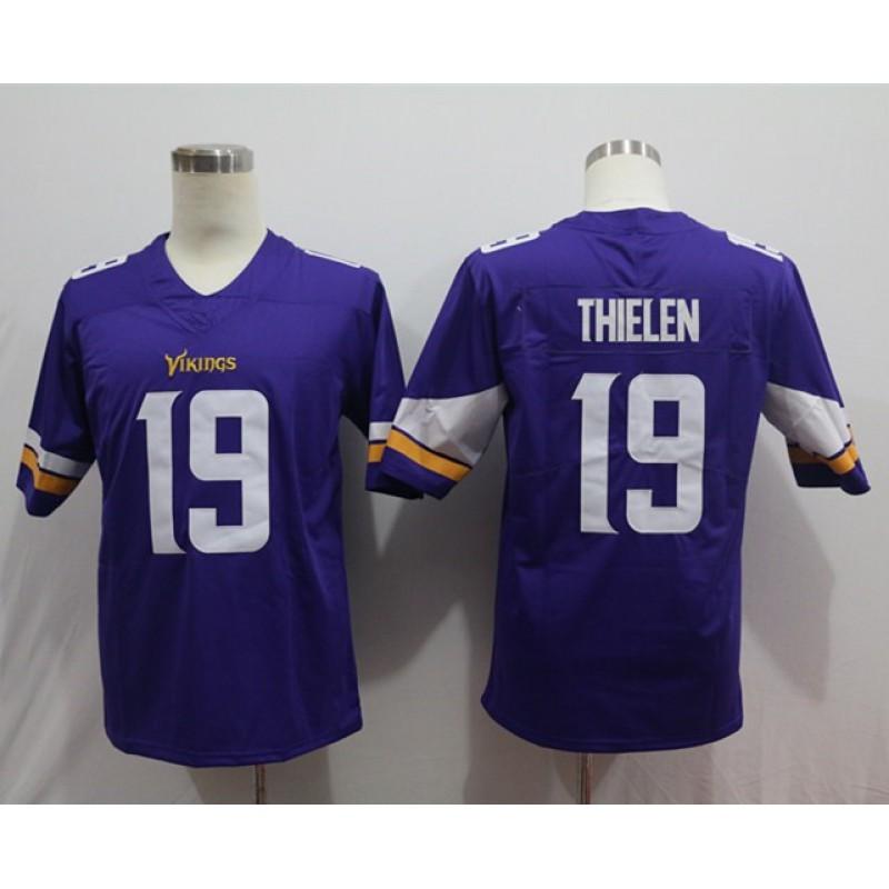 Minnesota Vikings NFL Football Jersey Retro Style Team Apparel Men Women Sportswear Cotton Blend