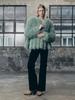 Asif Calie Tail Point Fur Jacket Mint