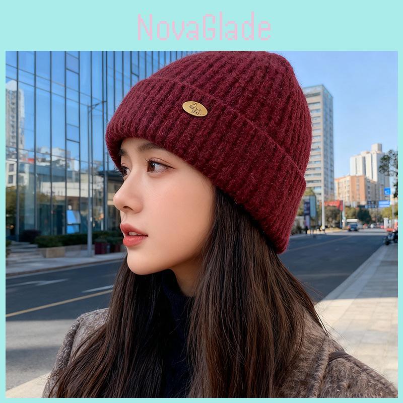Acrylic Knit Beanie For Men Women Fall Winter Cozy Cold Weather Headwear