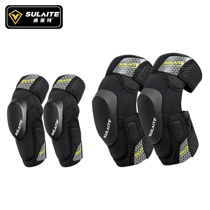Motorcycle Knee Pads Elbow Guards Off-Road Riding Protection Set Adults Nylon Kevlar TPU Armor Gear