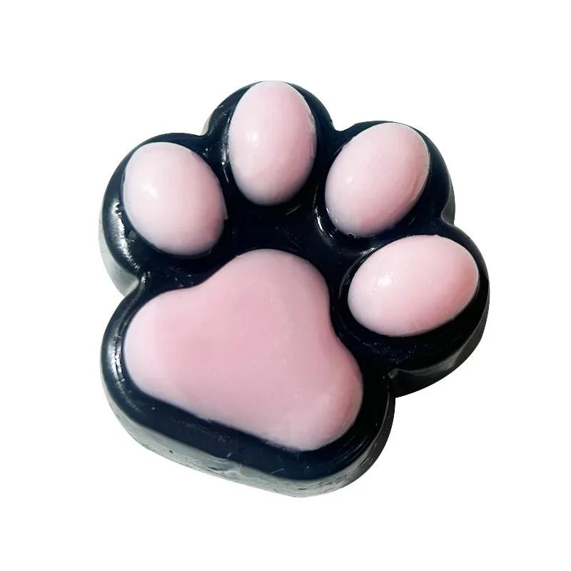 Мягкая игрушка-фиджет Cat Paw Mochi Taba, милая плюшевая игрушка-кошачья лапка, силиконовая игрушка с медленным отскоком и декомпрессией, игрушка для снятия стресса