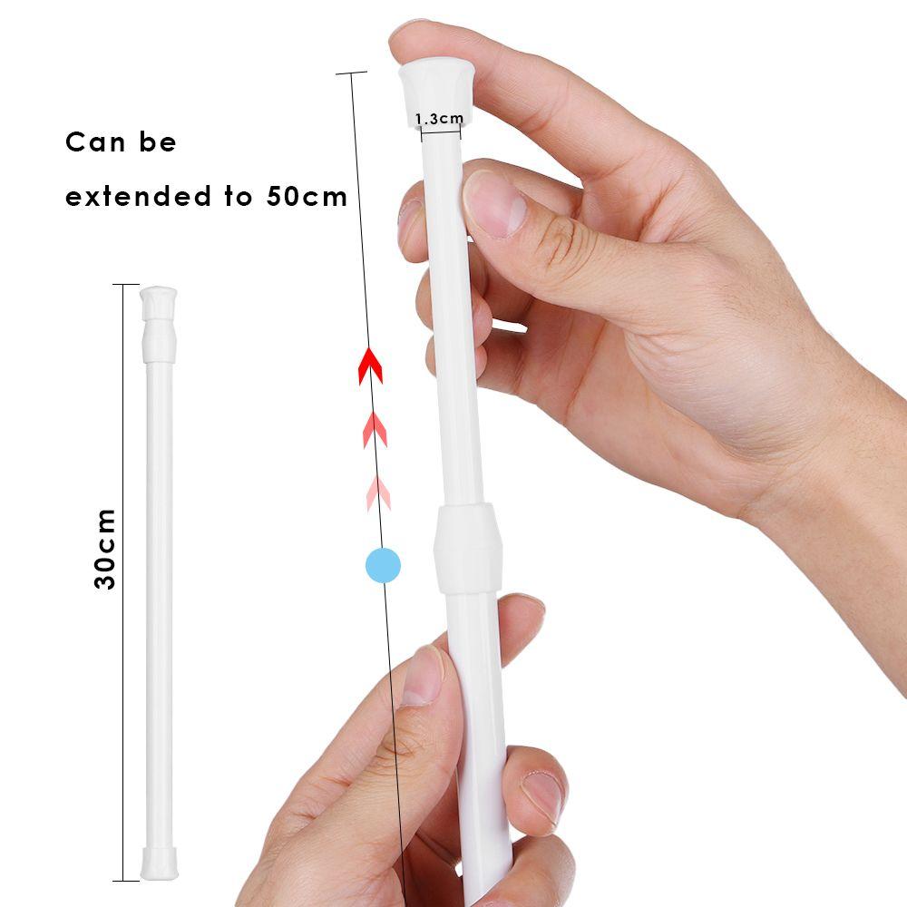 3 шт. многоцелевой сетчатый вуаль натяжной карниз для штор сетка стержни пружинные выдвижные телескопические подвесные штанги