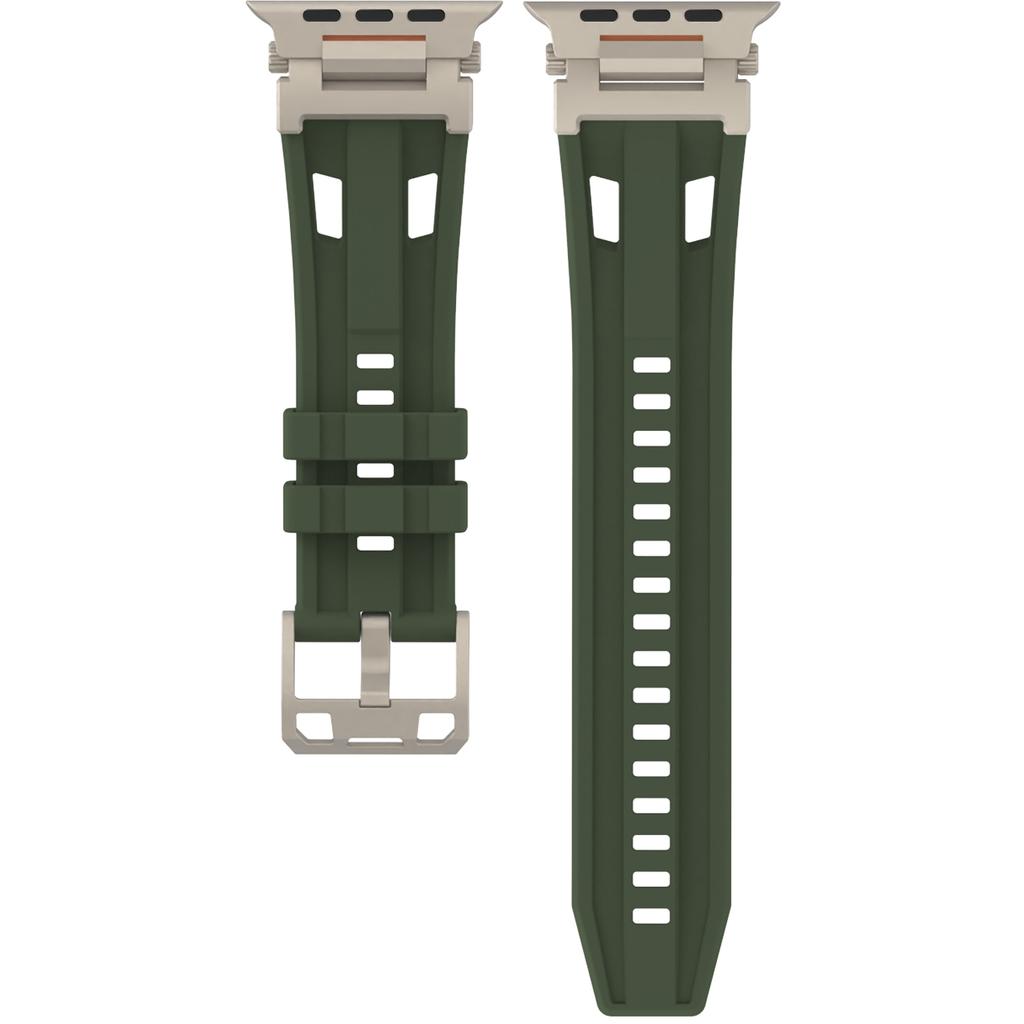 Silicone Strap for Apple Watch Ultra 3 2 1 49mm/Series 11 10 46mm/9 8 7 45mm/SE3 SE2 SE 6 5 4 44mm/3 2 1 42mm Mecha Eye Design Watch Band